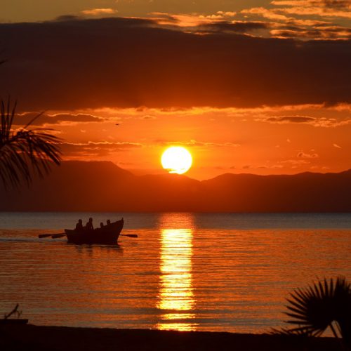 1 2 Travel Africa Lake Malawi sunset fishermen